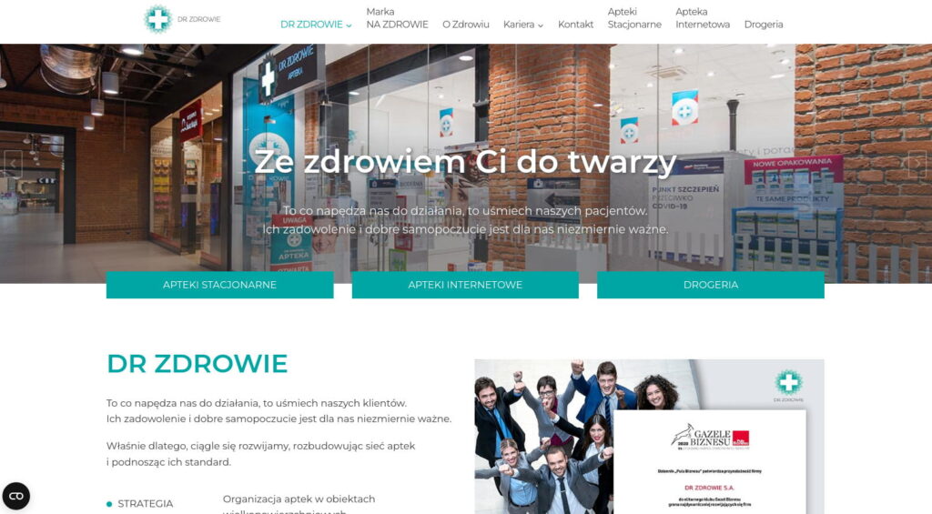 Strona sieci aptek