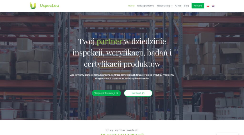 Strona firmy usługowej